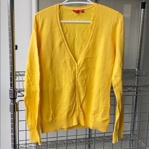 YELLOW CARDIGAN PERFECT FOR SPRING!